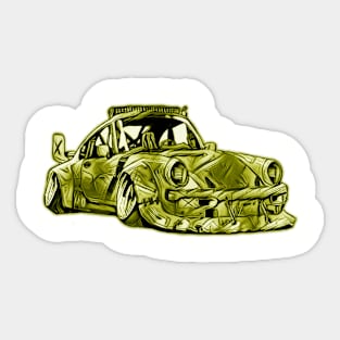 Retro car Sticker